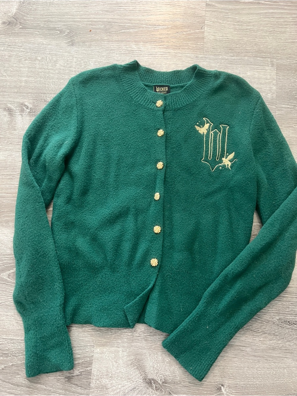 Wicked Emerald Green Women's Cardigan Sweater